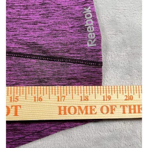 Reebok Womens M Playwarm Performance Cowl Neck Magenta Pullover w Thumbholes - Picture 13 of 16